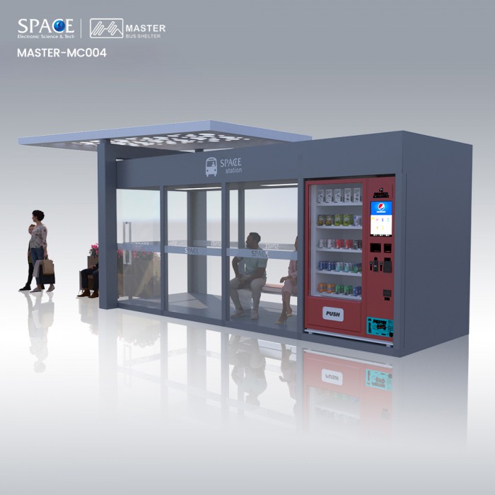 超強(qiáng)抗風(fēng)鋼結(jié)構(gòu)最劃算的現(xiàn)代4G/Wifi候車亭