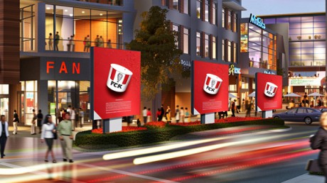 金色供應(yīng)商戶外廣告防水廣告牌結(jié)構(gòu)定制方形OEM