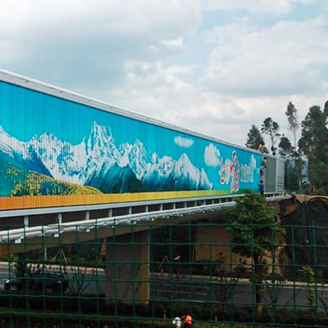 高品質(zhì)三面翻廣告牌戶(hù)外可變?nèi)娣瓨?biāo)志