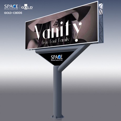 街道廣告商業標牌太陽能顯示屏燈箱LED燈廣告顯示屏